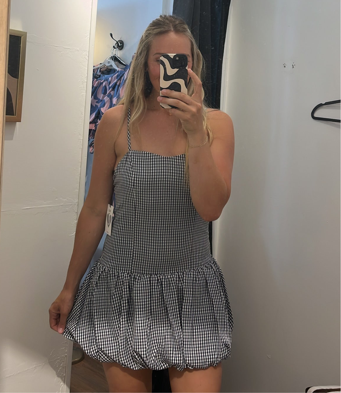 Gingham Bubble Dress