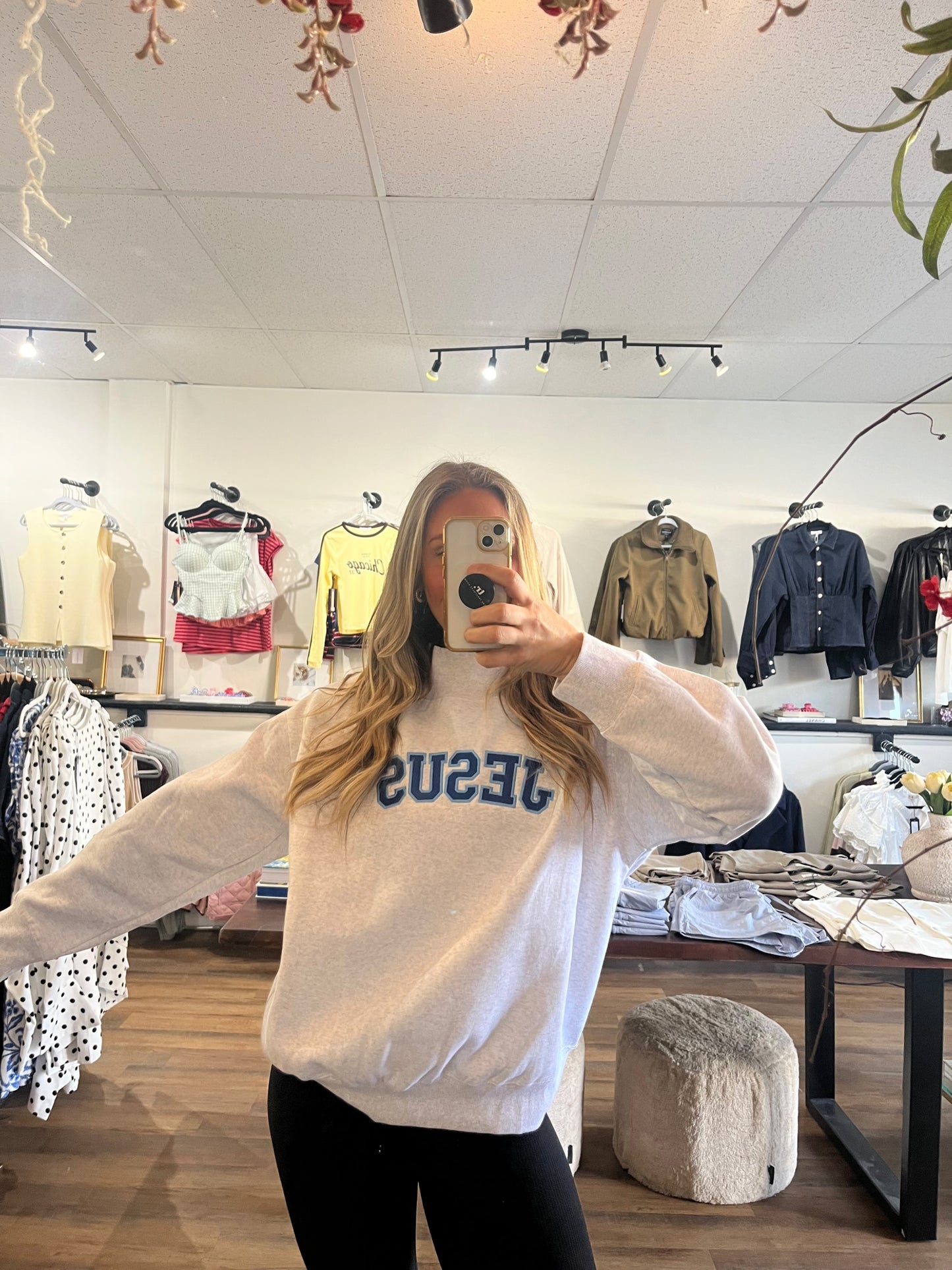 JESUS Mock Neck
