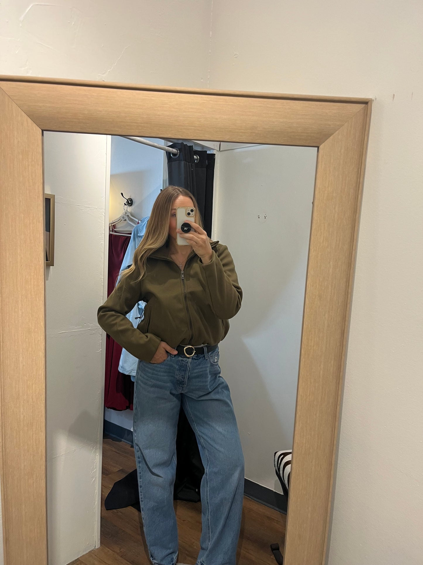 Olive Collared Jacket