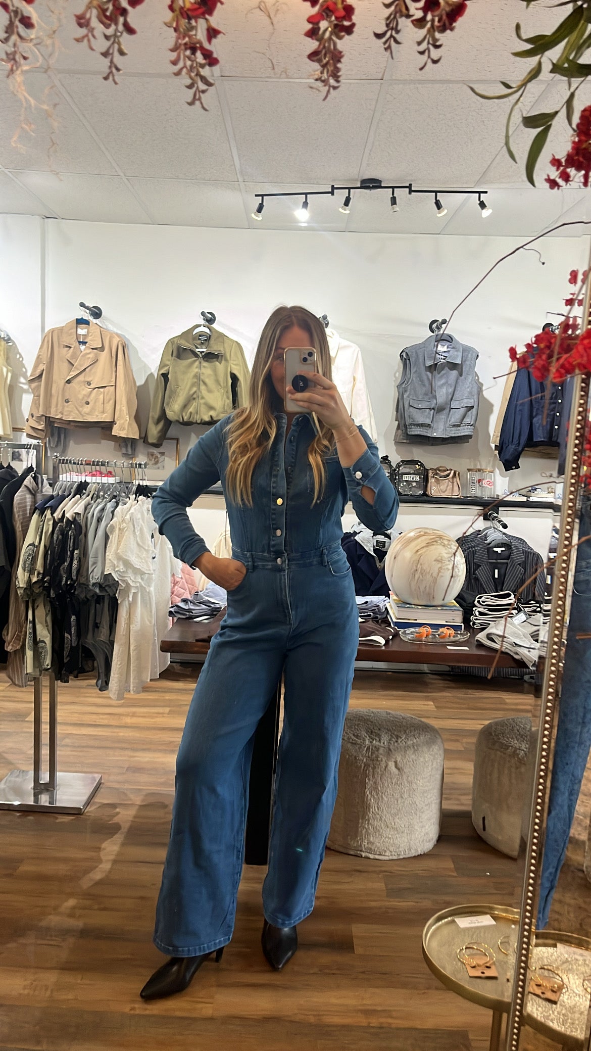Dark Denim Jumpsuit