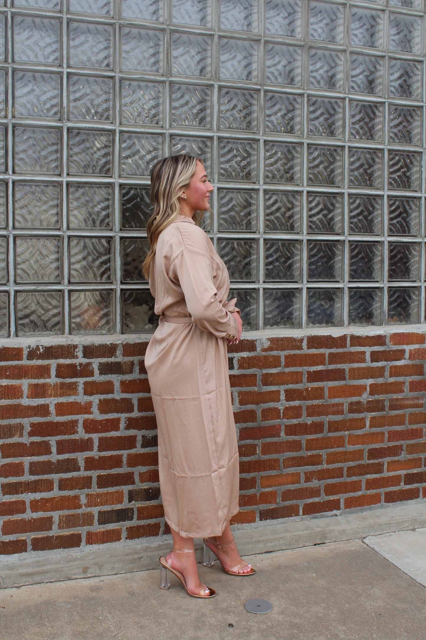 Serene Button Up Dress