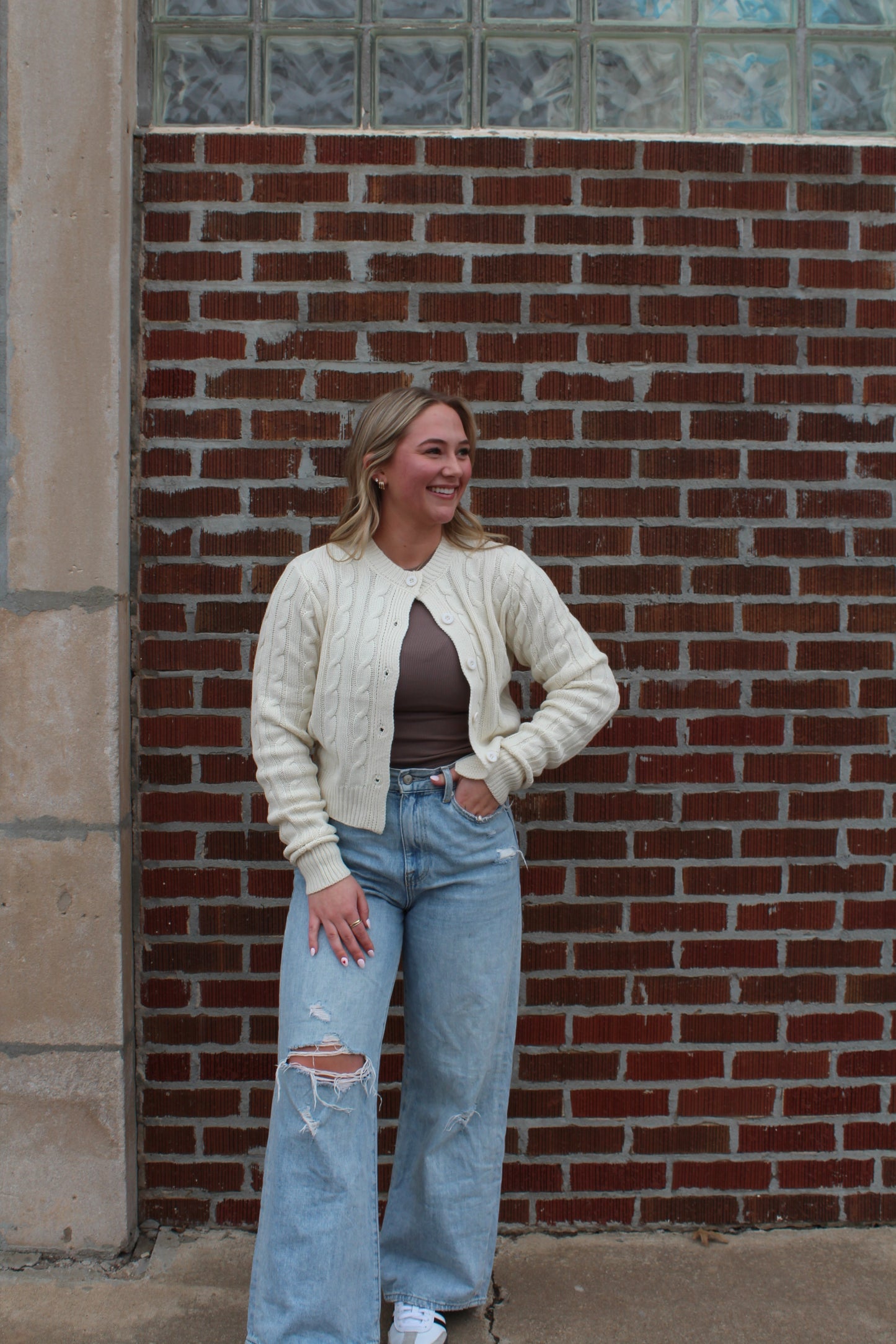 Dreamy Button Sweater