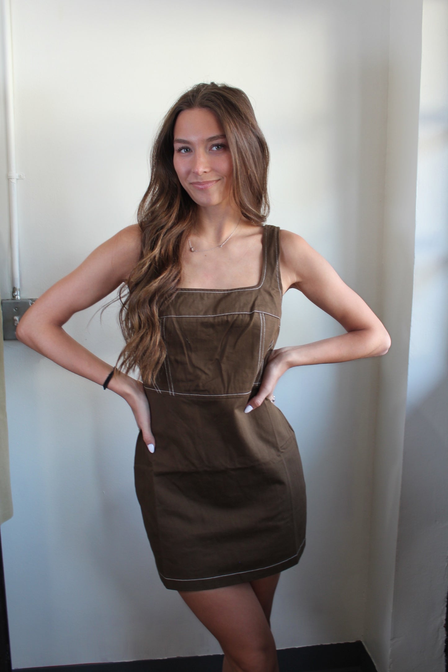 Mocha Mini Dress