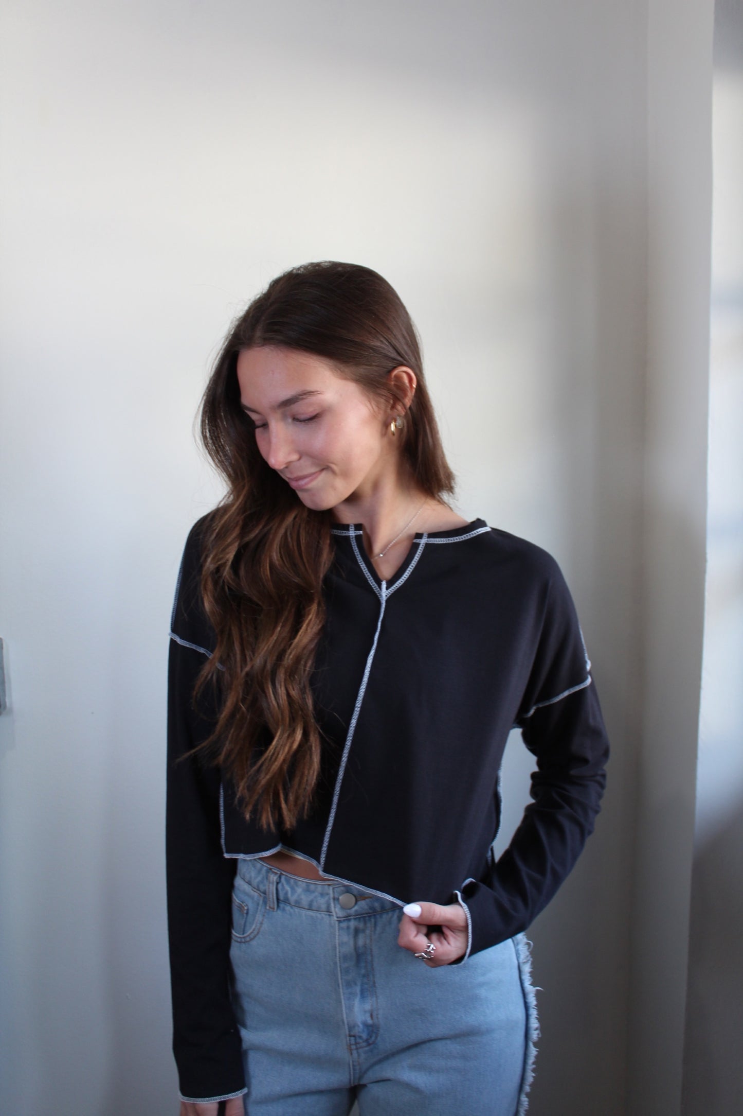 Gwen Shrug Top