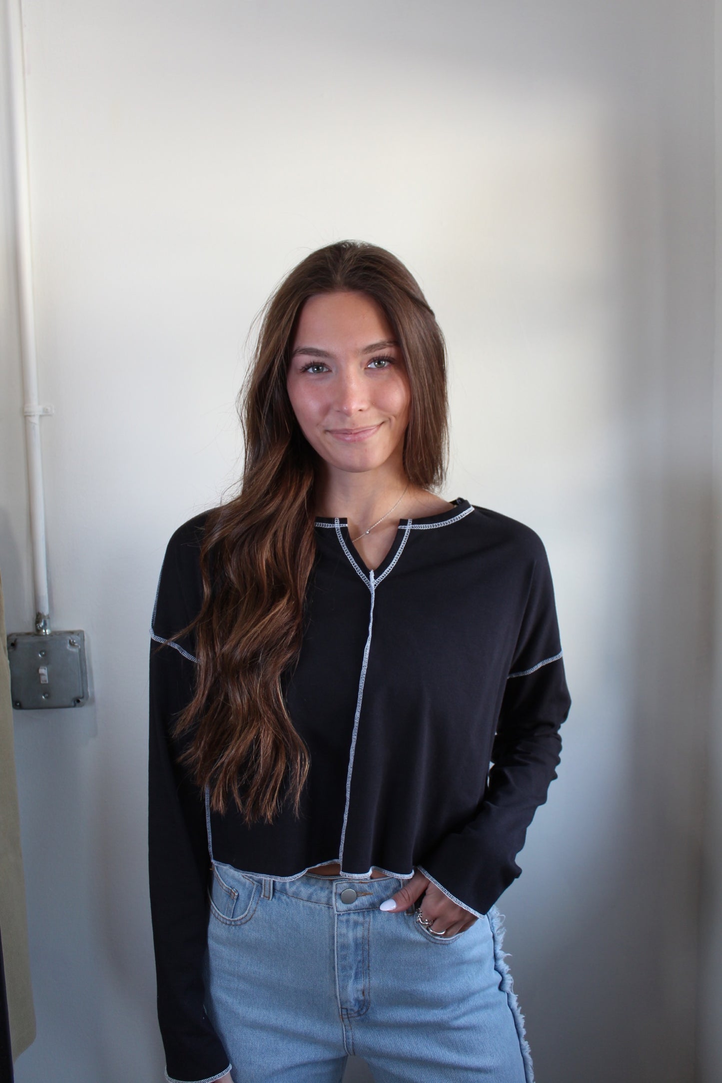 Gwen Shrug Top