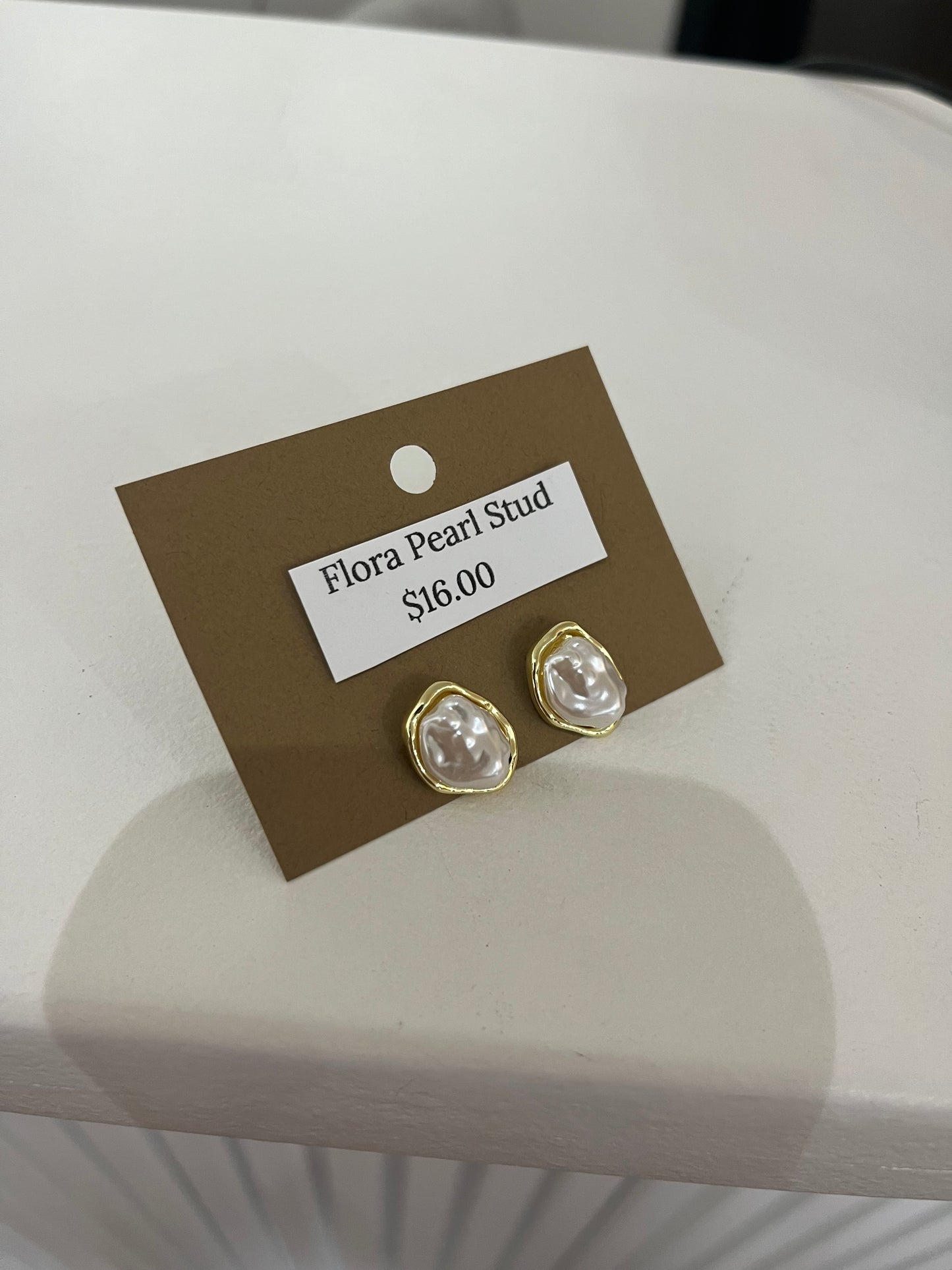 Flora Pearl Stud