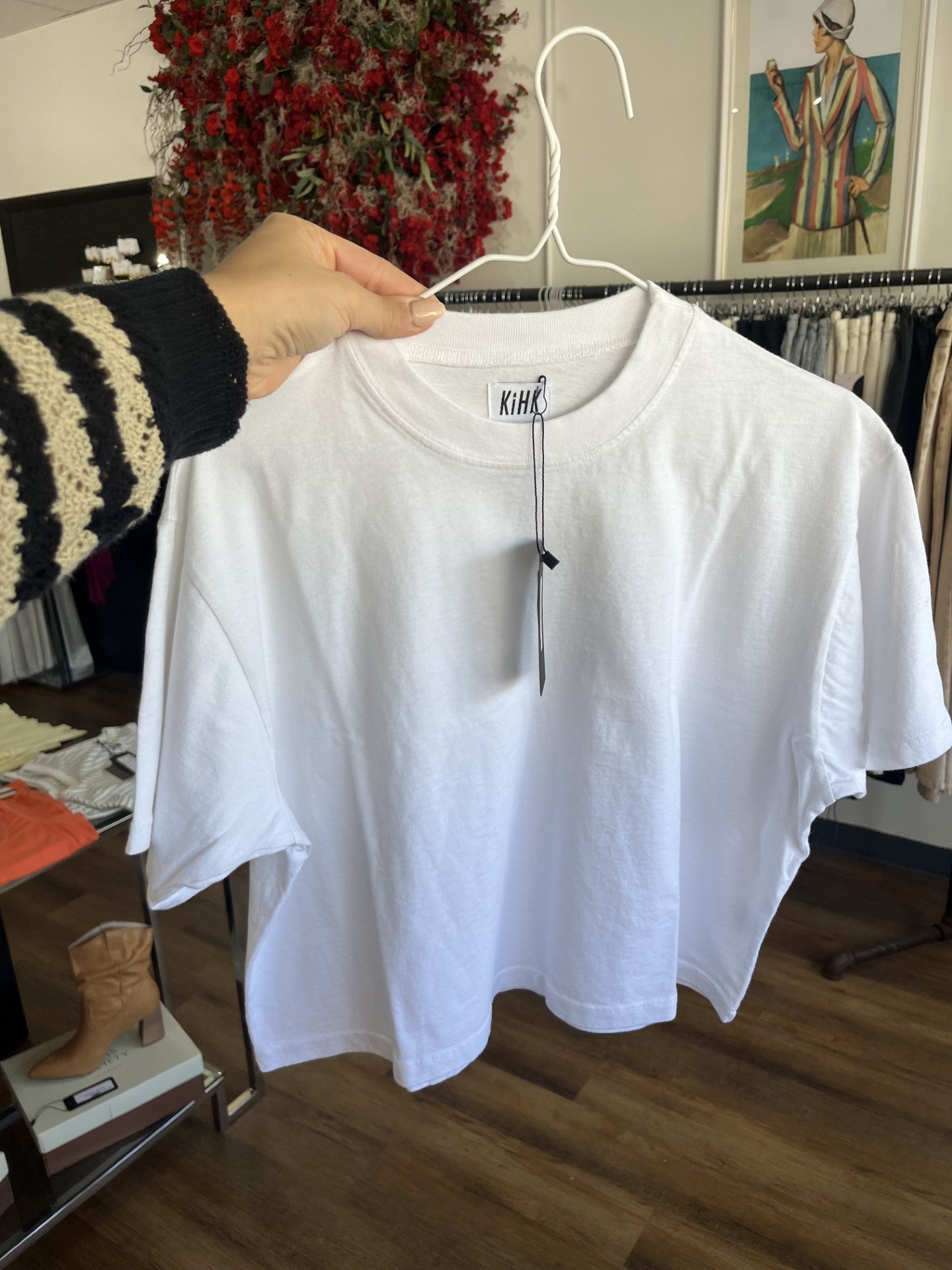 Kam Cropped Tee