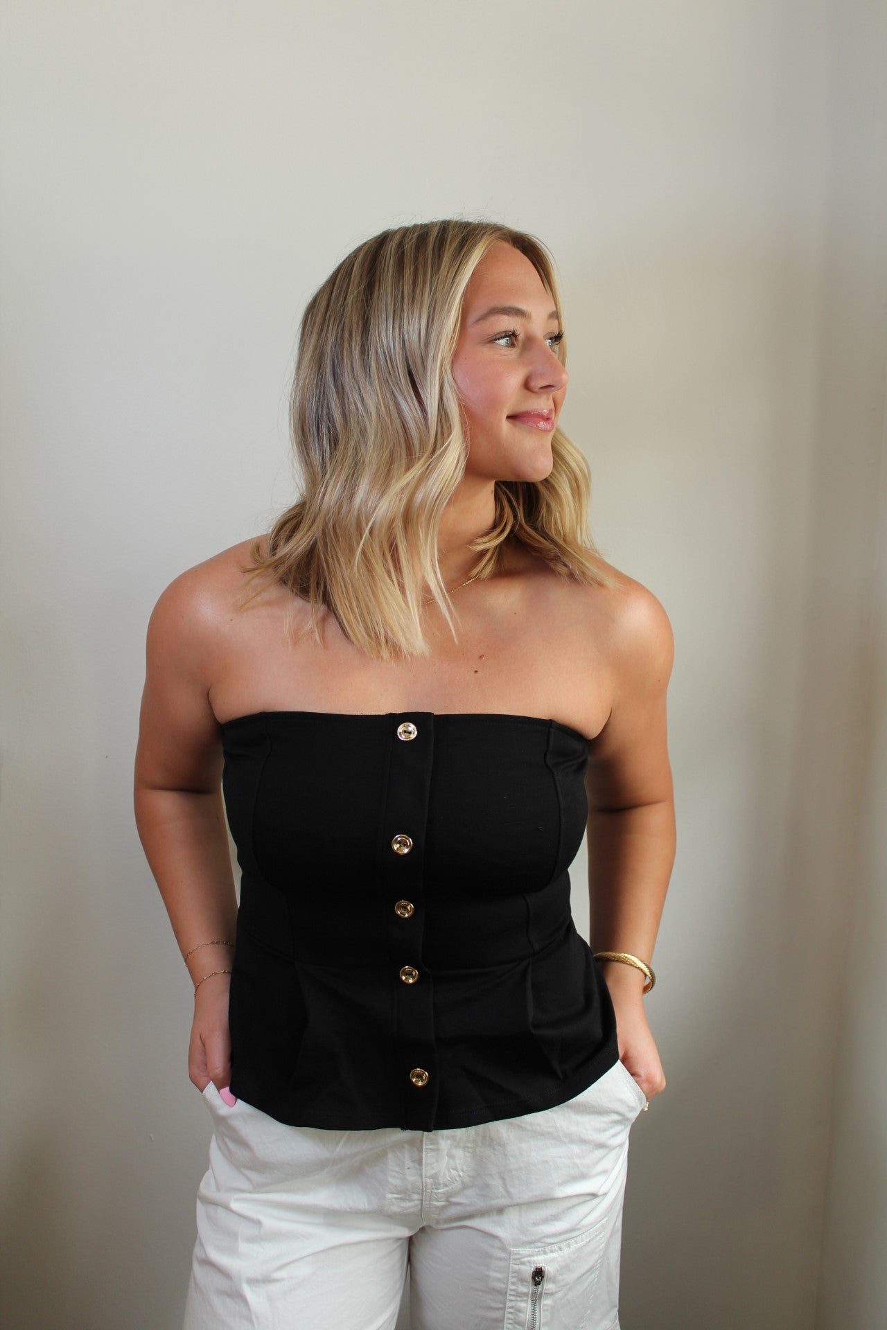 Sophie Strapless Top