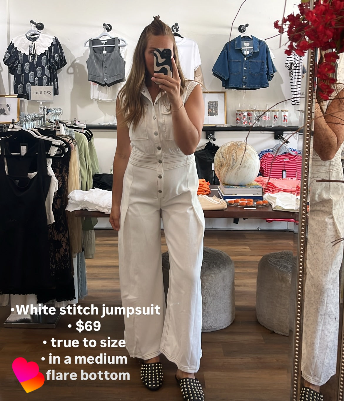White Stitch Jumpsuit