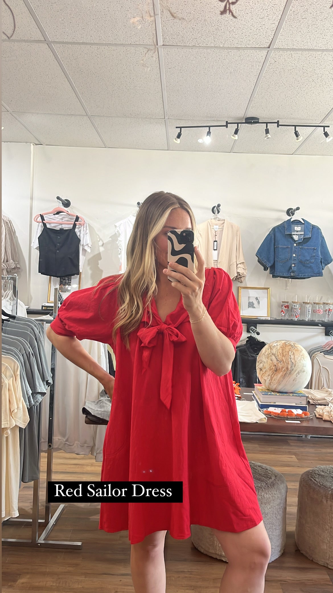 Red Sailor Dress