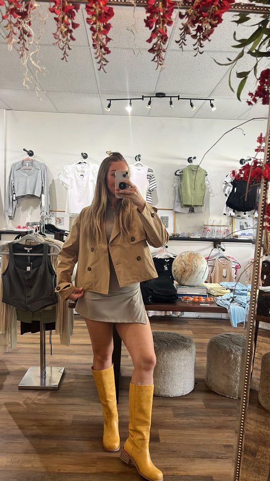 Short Trench Jacket