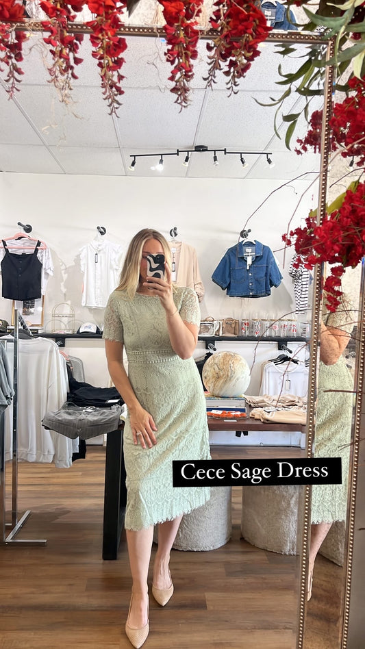 Cece Sage Dress