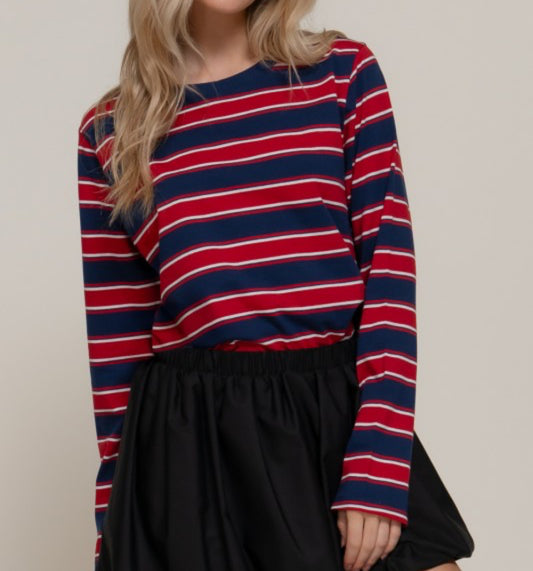Striped Long Sleeve Tee