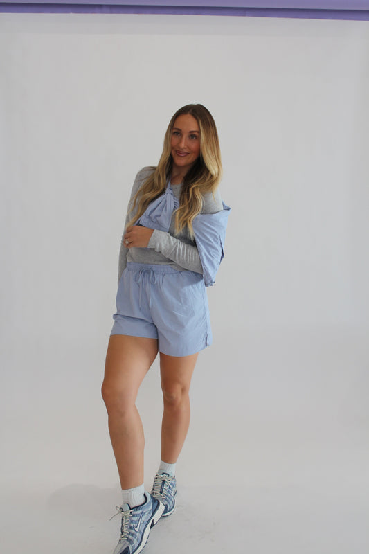 Athletic Blue Shorts