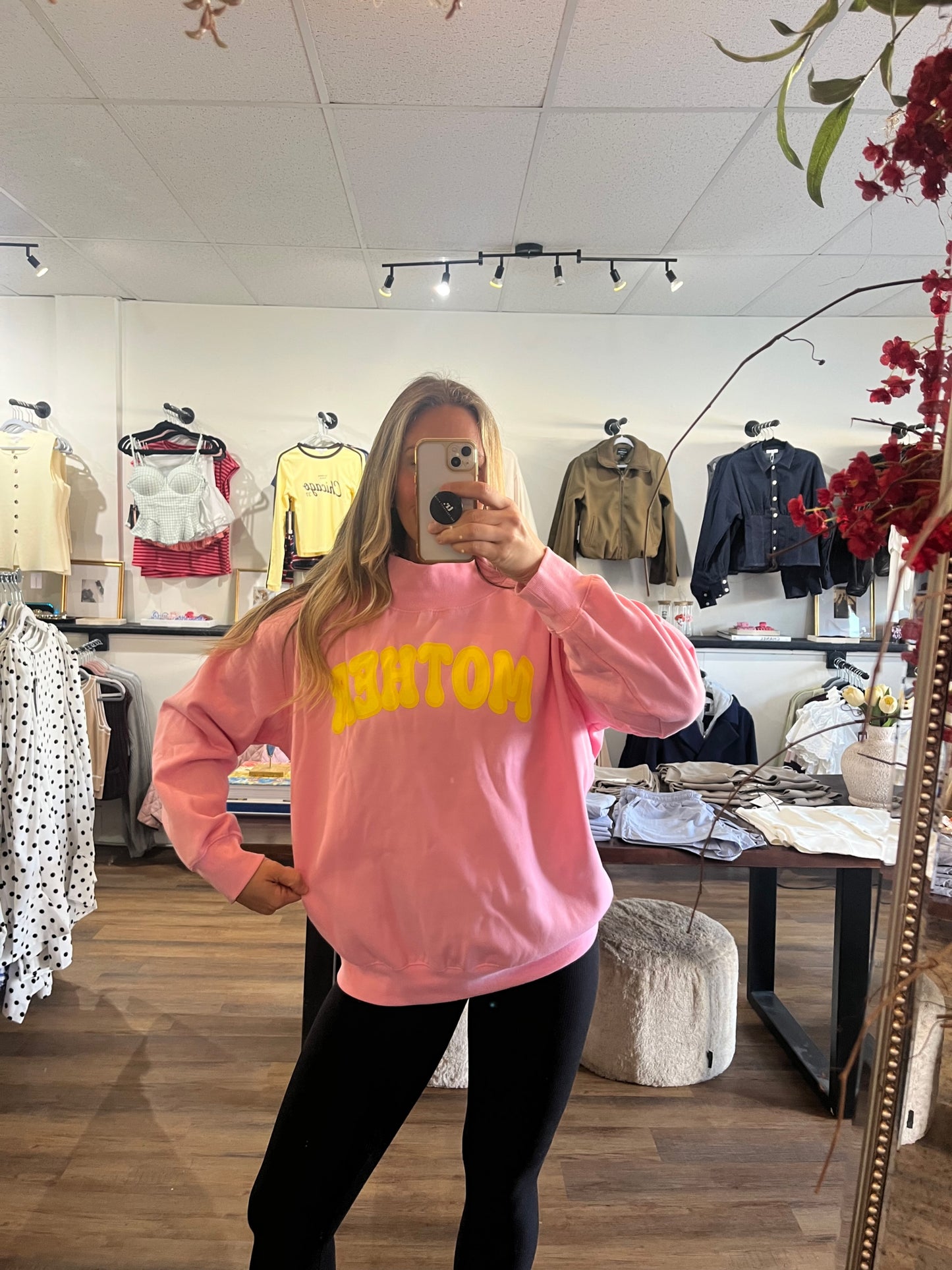 Mother Mock Neck