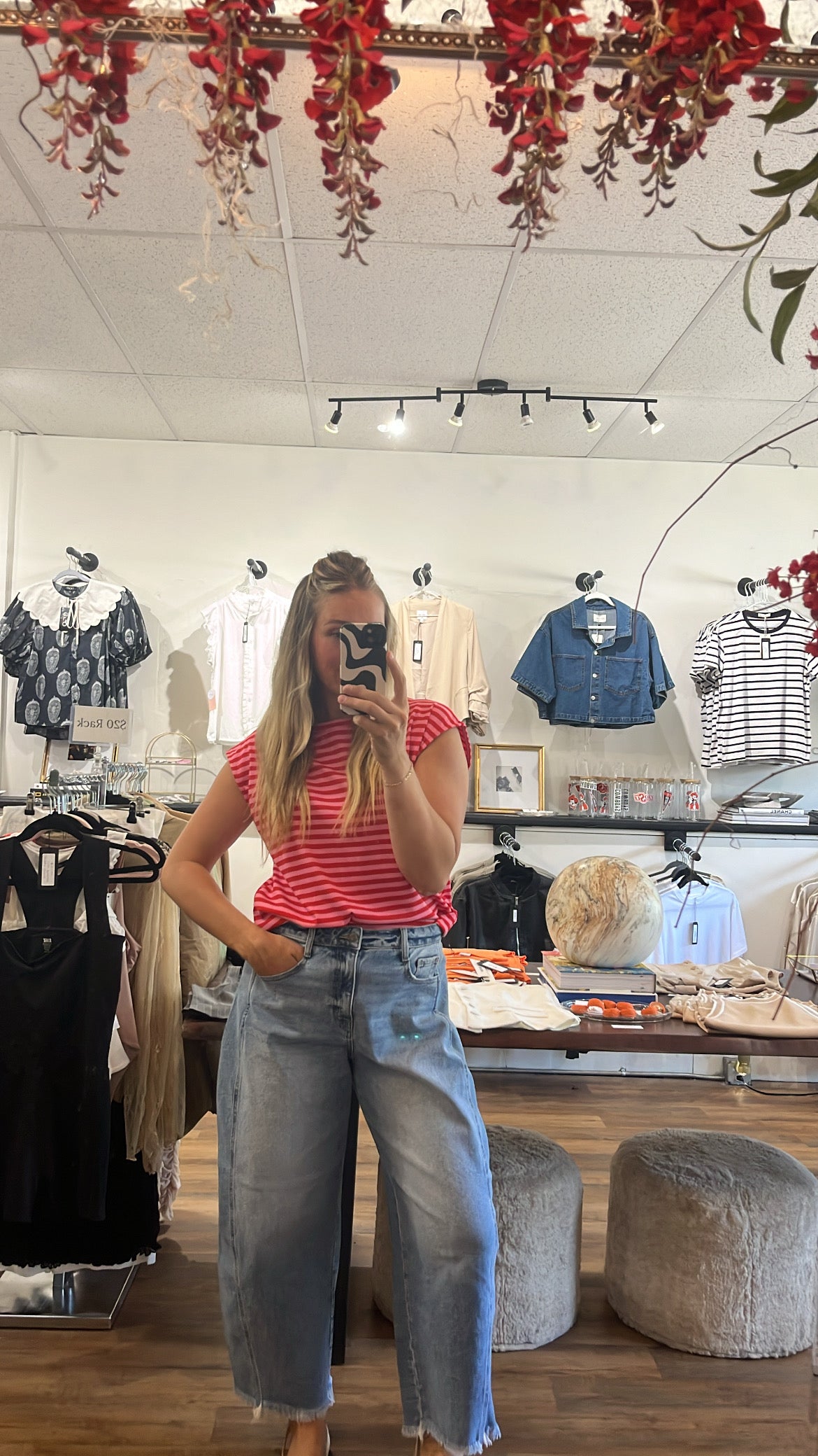 Cameron Top in Red