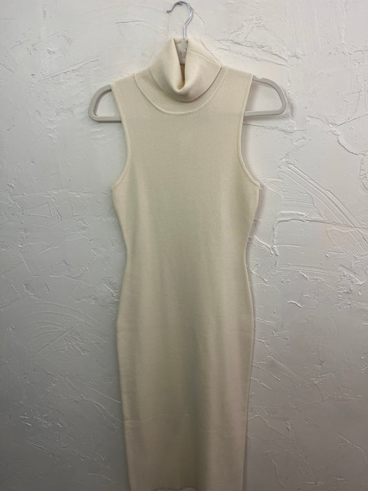 Ribbed Knit Midi Dress