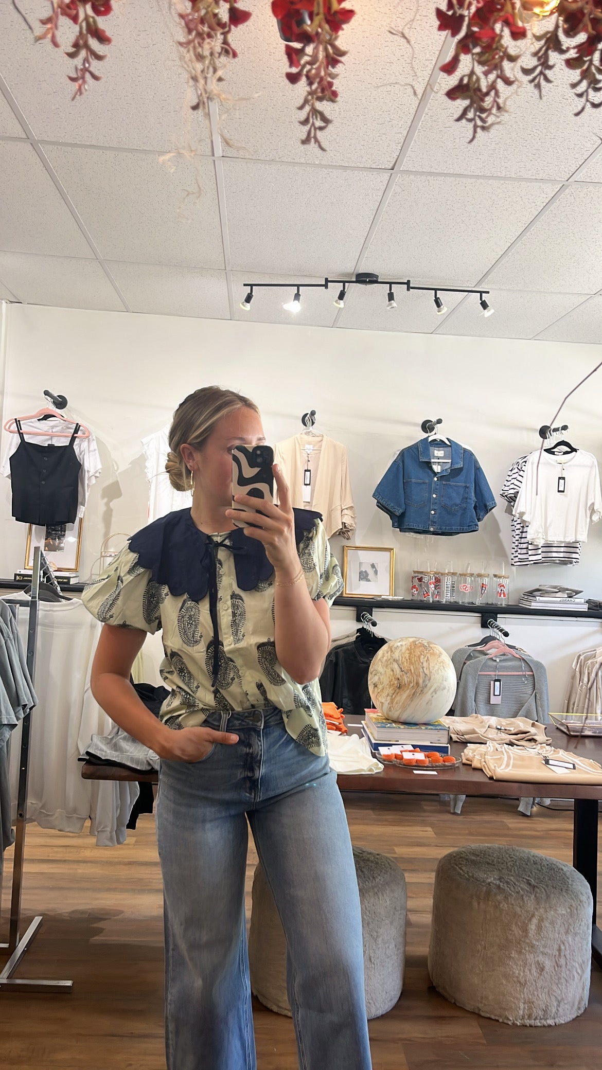 The Isla Top in Cream
