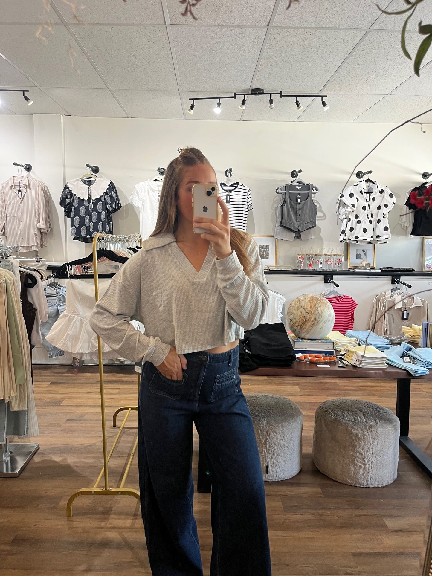 Johnny Collar Cropped Jacket