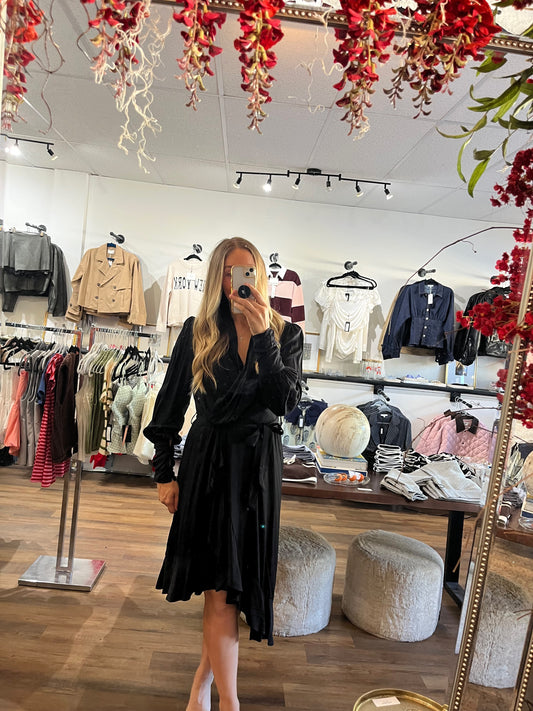 Black Wrap Dress