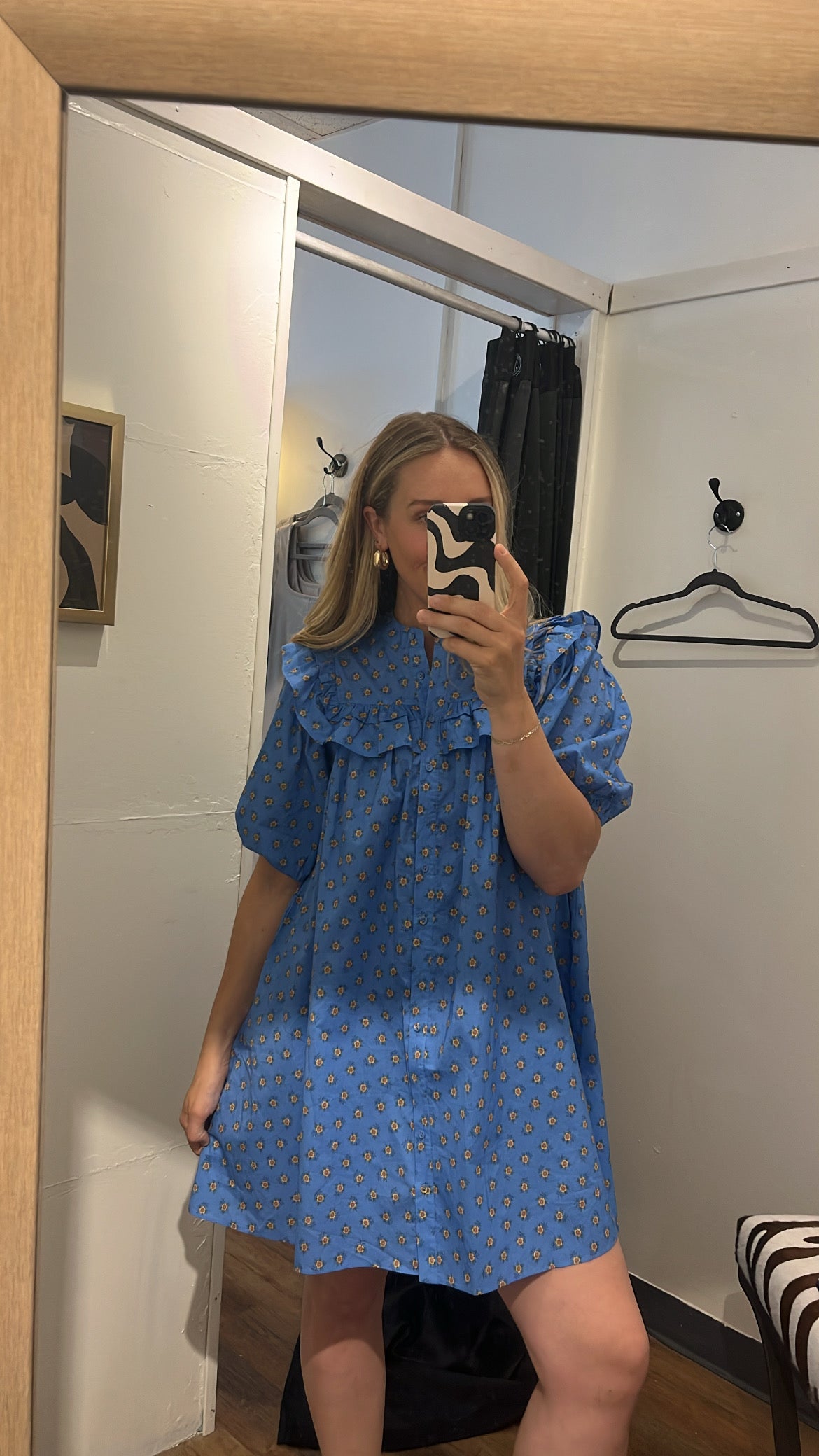 Floral Puff Sleeve Dress