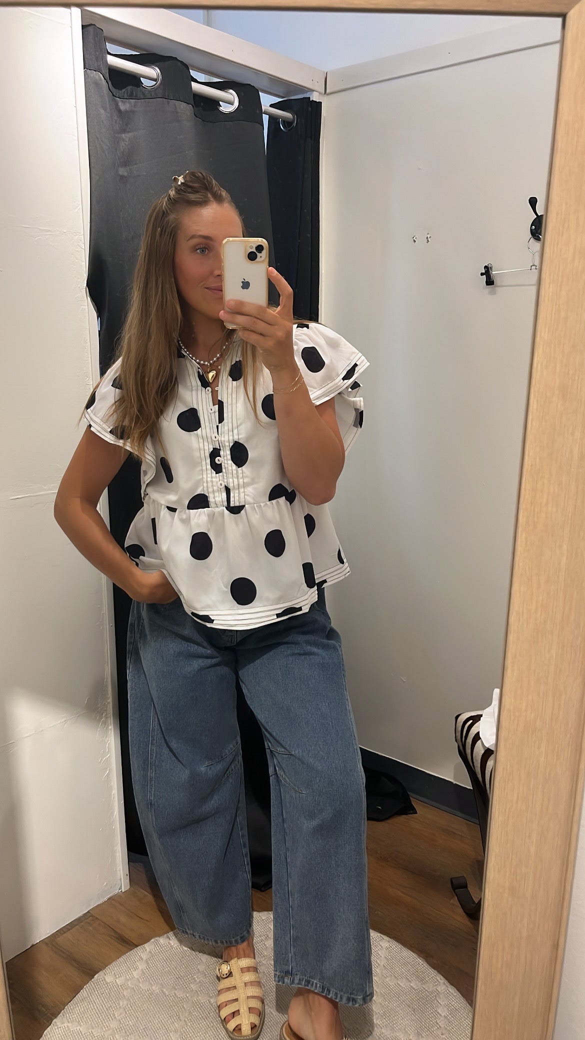 The Madi Polka Dot Top