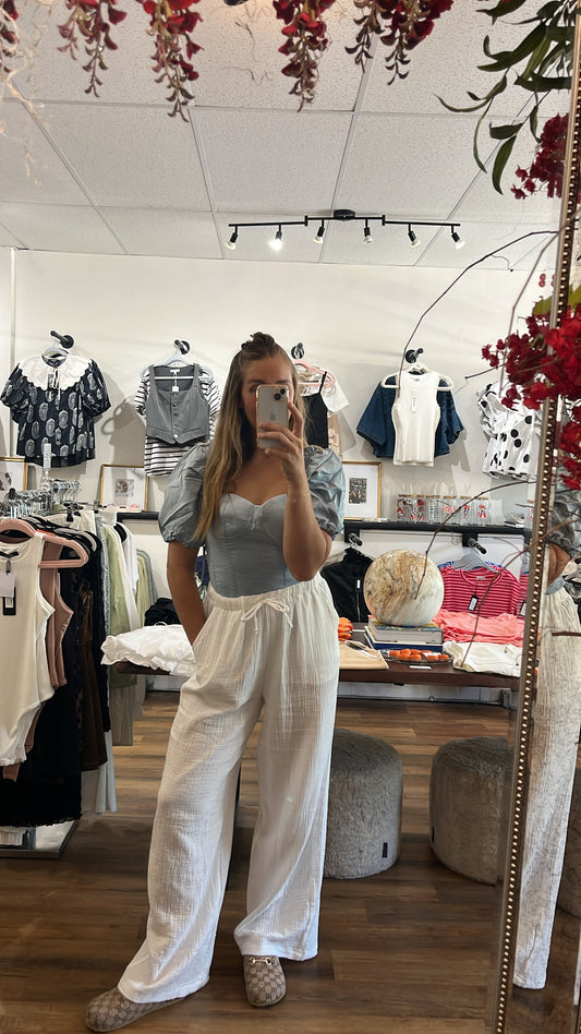 Kiley Denim Bodysuit