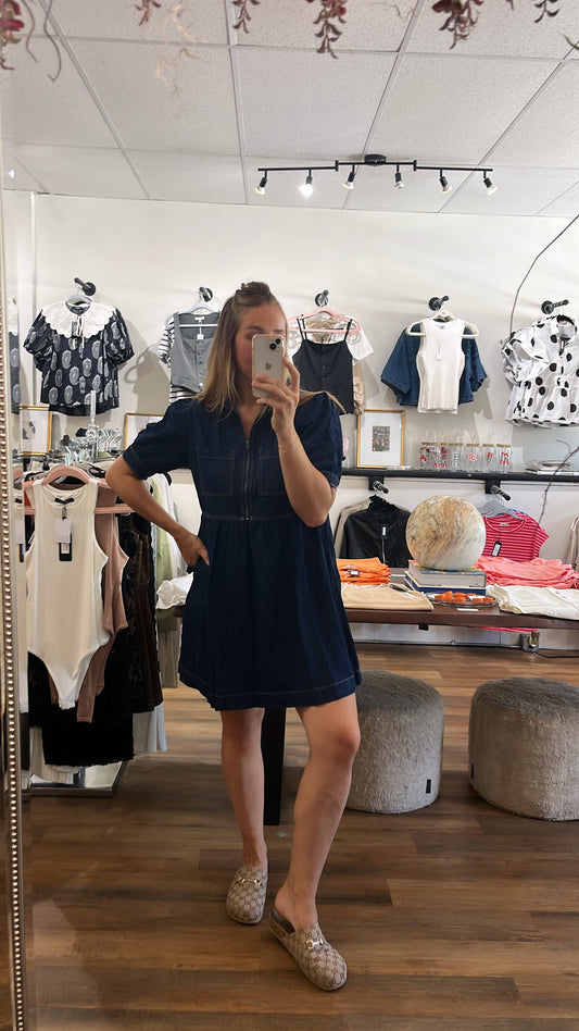 Birdie Denim Dress