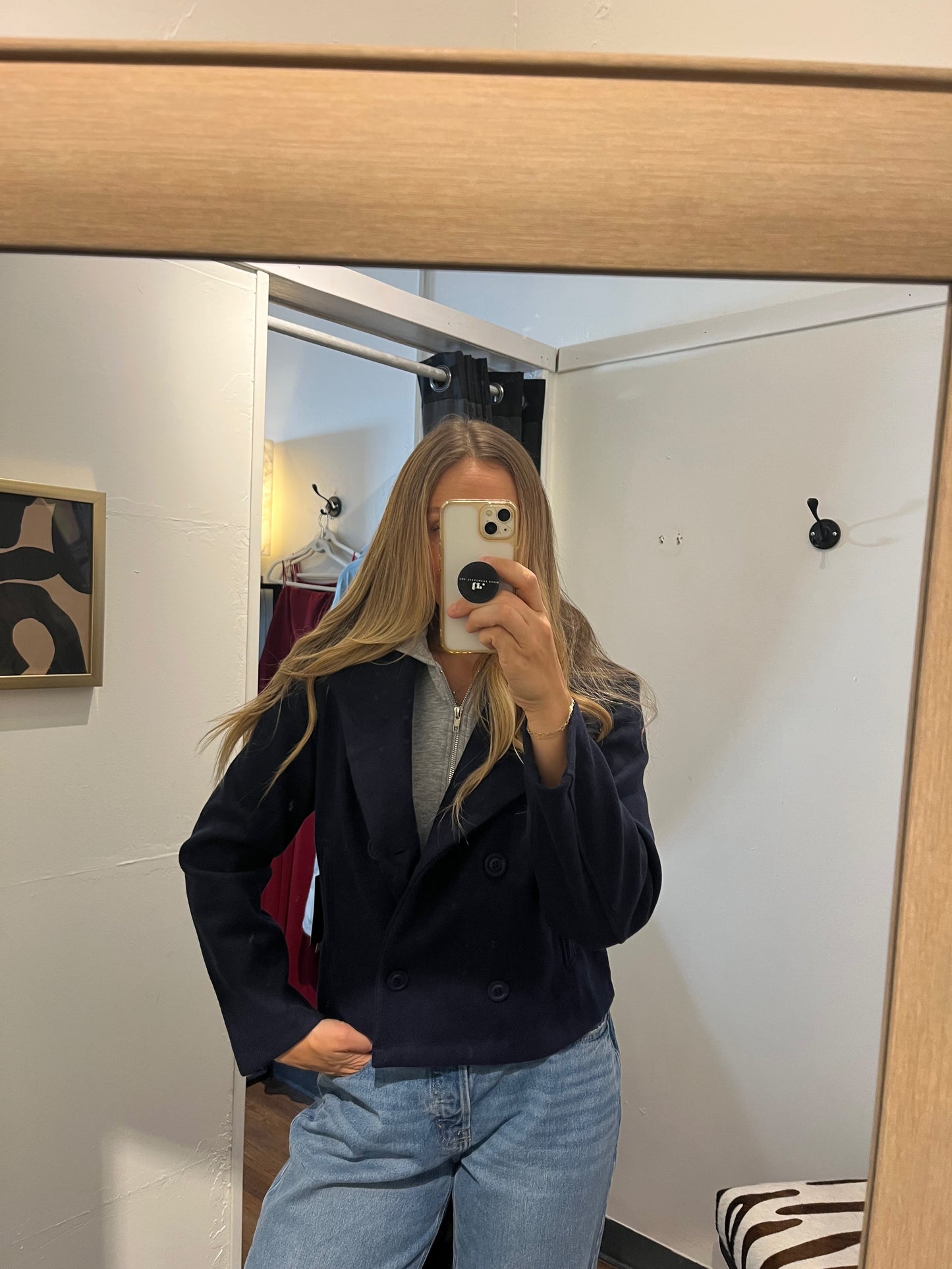 Hooded Contrast Jacket