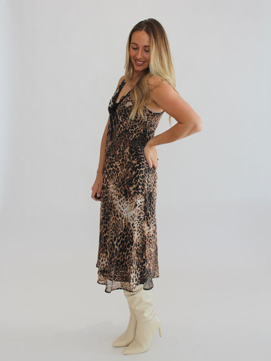 Cheetah Print Dress
