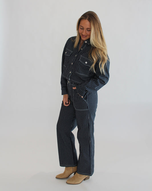 Pinstripe Pants