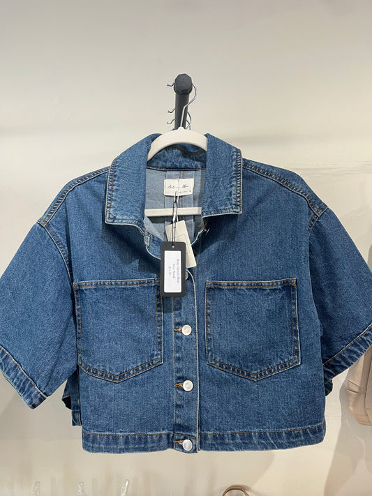 Boxy Denim Shirt
