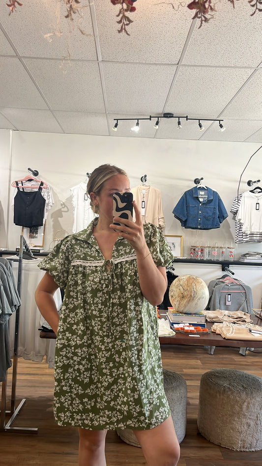 Prairie Dress in Green