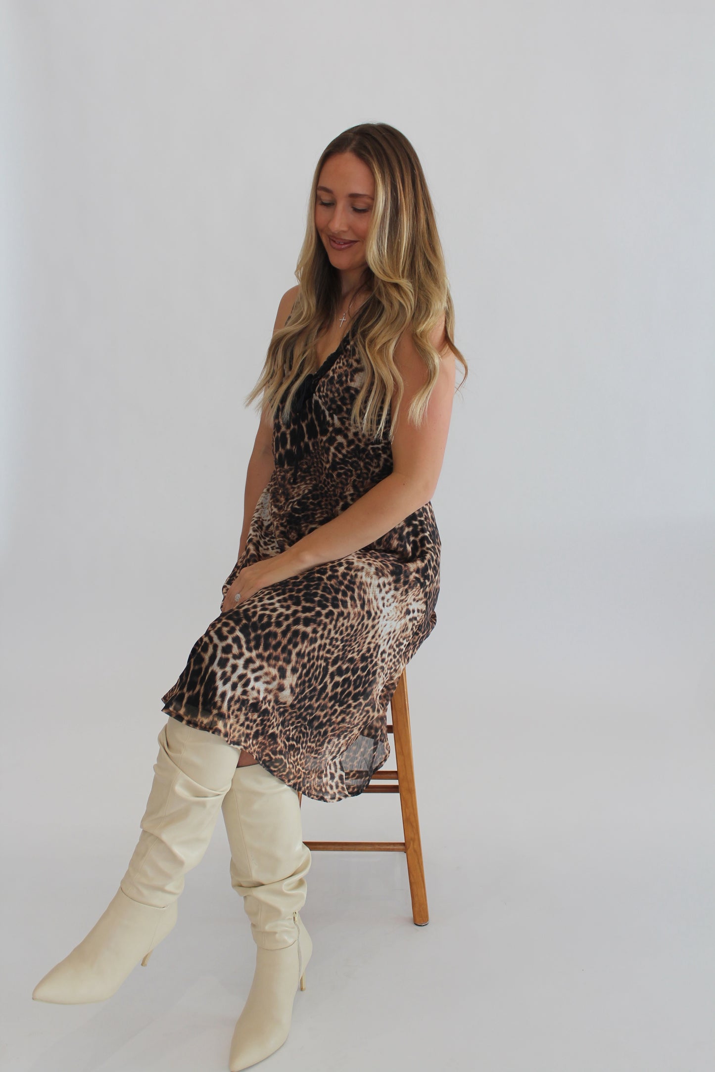 Cheetah Print Dress