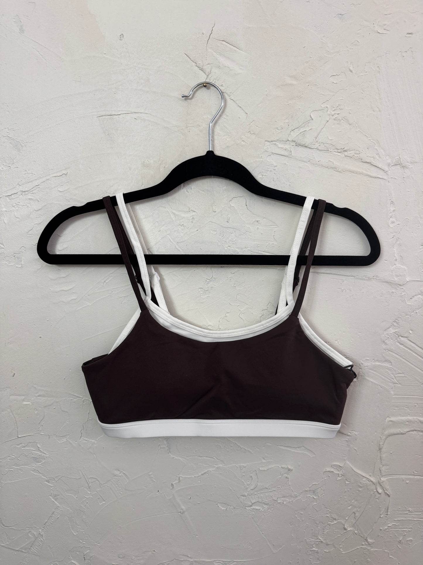 Brown Contrast Bra